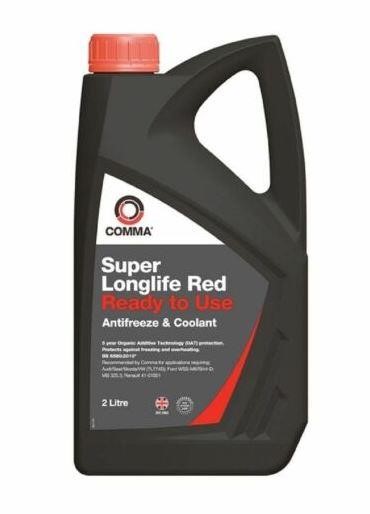 Comma SLA2L Antifreeze Comma Super Longlife Red G12+ red, concentrate, 2L SLA2L: Buy near me in Poland at 2407.PL - Good price!