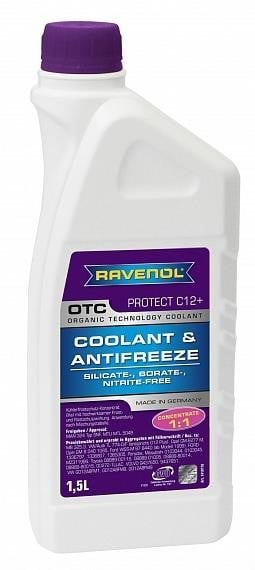 Ravenol 1410110-150-01-999 Antifreeze Ravenol OTC Organic Technology Concentrate G12+ red, concentrate -80C, 1,5L 141011015001999: Buy near me in Poland at 2407.PL - Good price!