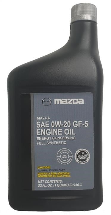 Mazda 0000-G5-0W20QT Engine oil Mazda Energy Concerving 0W-20, 0,946L 0000G50W20QT: Buy near me at 2407.PL in Poland at an Affordable price!