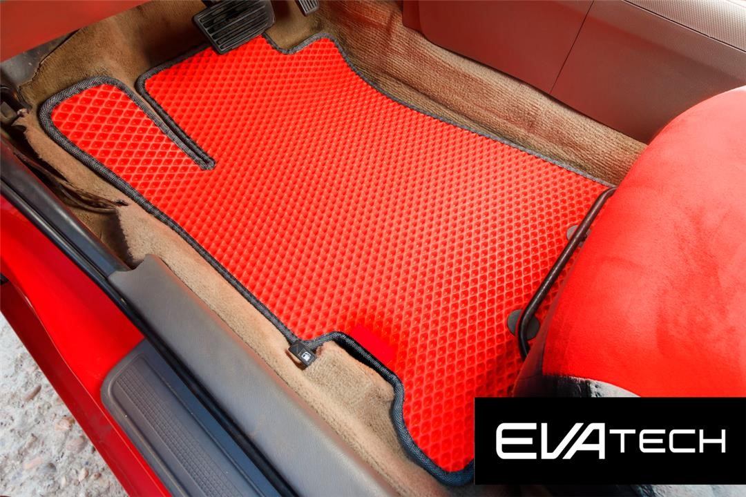 EVAtech EACR10002CRB Floor mats EVAtech for Acura RSX (01-06), red EACR10002CRB: Buy near me in Poland at 2407.PL - Good price!
