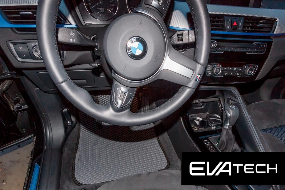 EVAtech EBMW10024CGB Килимки в салон EVAtech для BMW X1, 2 покоління (F48), (2015-), сірі EBMW10024CGB: Приваблива ціна - Купити у Польщі на 2407.PL!