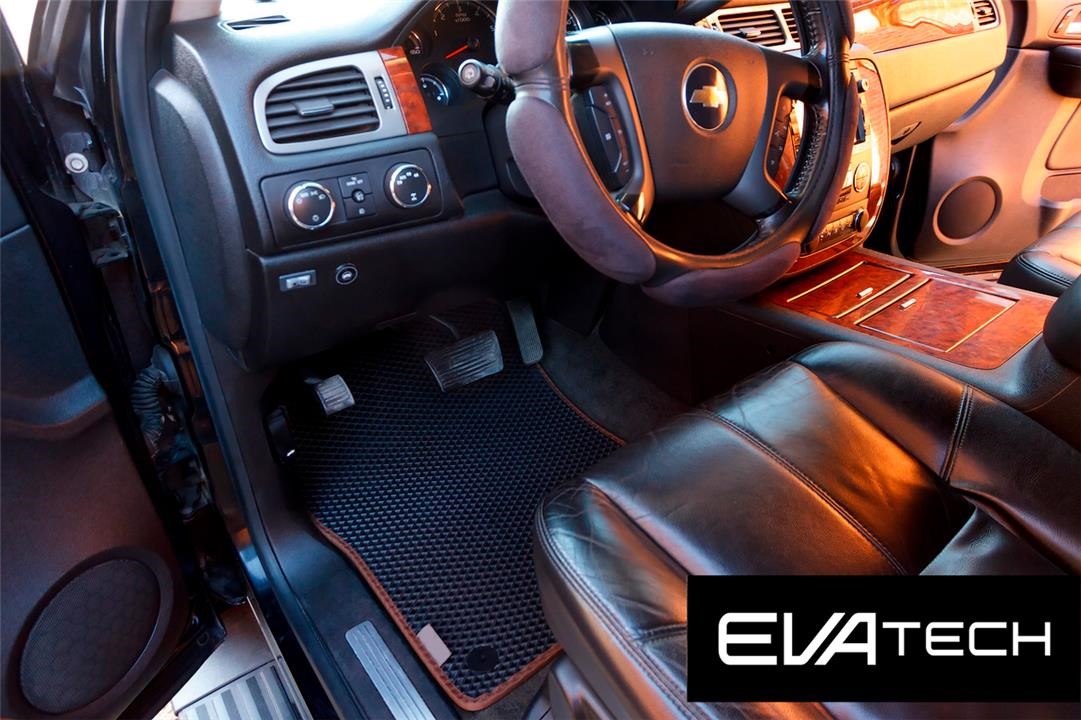 EVAtech ECLT10051CBB Floor mats EVAtech for Chevrolet Tahoe, 3 generation, GMT900, (07-14), black ECLT10051CBB: Buy near me in Poland at 2407.PL - Good price!