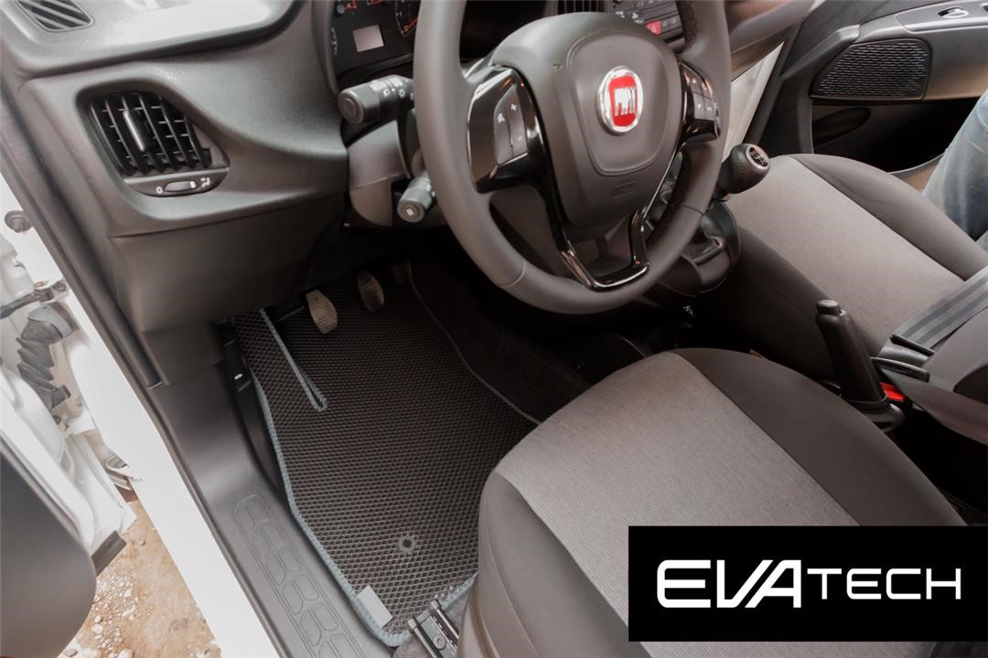 EVAtech EFAT10060CGG Floor mats EVAtech for Fiat Doblo 2 generation (2014-), gray EFAT10060CGG: Buy near me in Poland at 2407.PL - Good price!