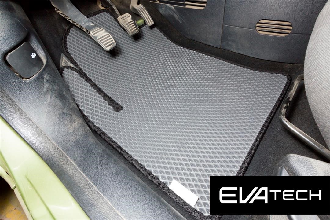 EVAtech EFRD10066CGB Floor mats EVAtech for Ford Fiesta (03-08) 5 doors, gray EFRD10066CGB: Buy near me in Poland at 2407.PL - Good price!