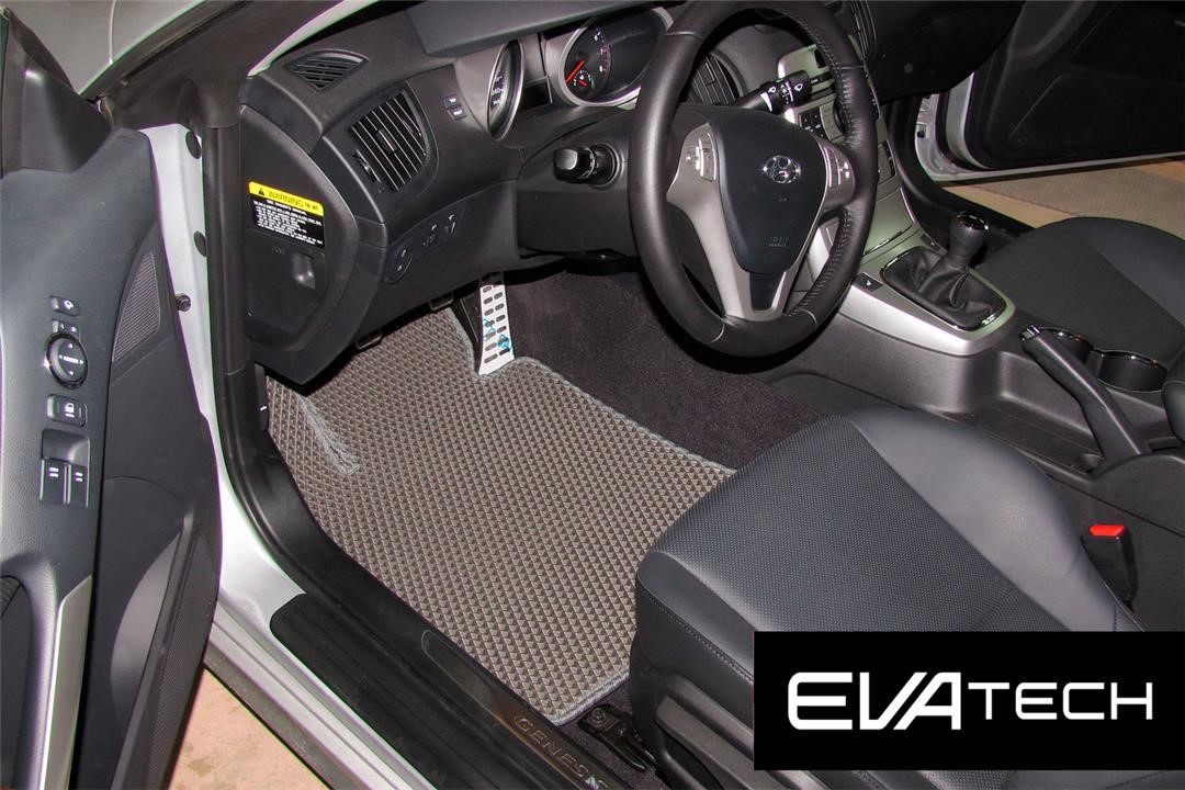 EVAtech EHDI10104CBB Floor mats EVAtech for Hyundai Genesis Coupe, black EHDI10104CBB: Buy near me at 2407.PL in Poland at an Affordable price!