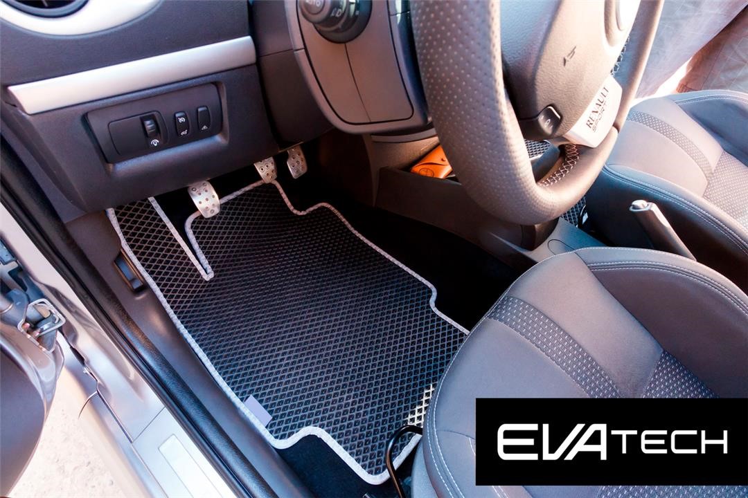 EVAtech ERNT10272CBG Floor mats EVAtech for Renault Clio, 3 generation, (05-11), CR, black ERNT10272CBG: Buy near me in Poland at 2407.PL - Good price!