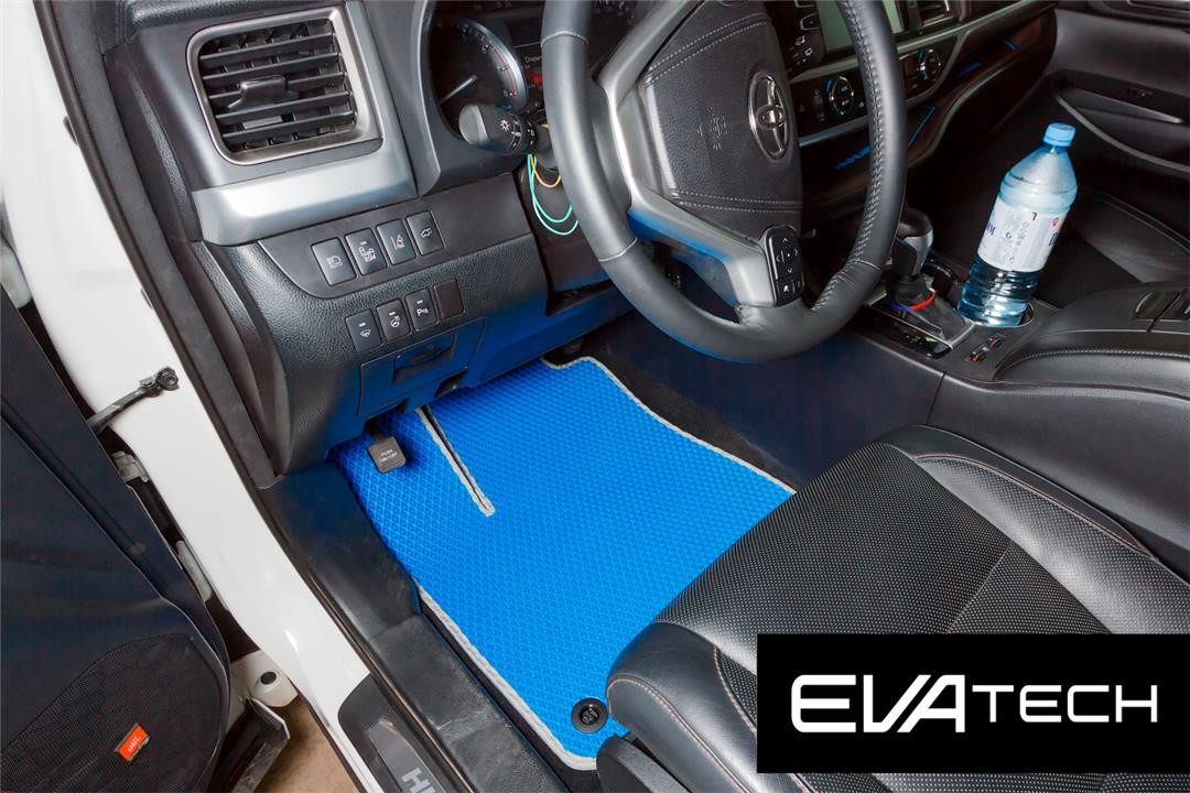 EVAtech ETYT10320CBG Коврики в салон EVAtech для Toyota Highlander 3 поколение (2014-) 7 мест, синие ETYT10320CBG: Отличная цена - Купить в Польше на 2407.PL!