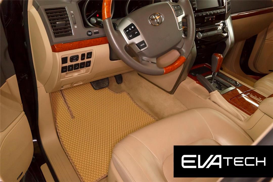 EVAtech ETYT10325CCB Floor mats EVAtech for Toyota Land Cruiser 200 restyling (2013-), cream ETYT10325CCB: Buy near me in Poland at 2407.PL - Good price!