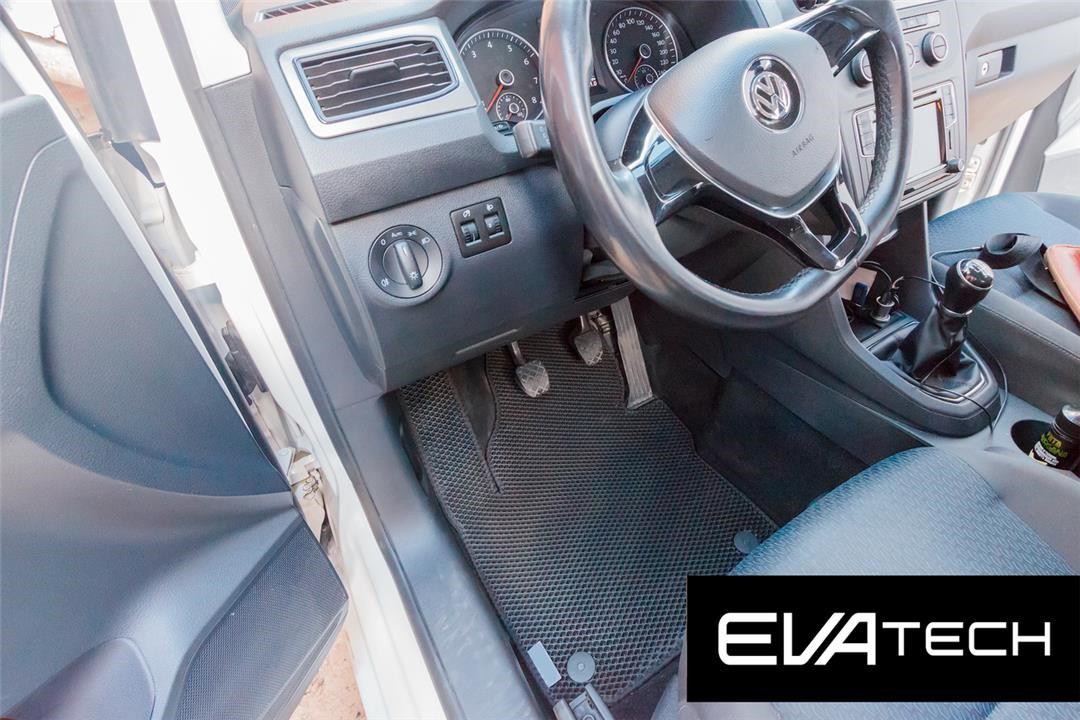 EVAtech EVLW10345CBB Килимки в салон EVAtech для Volkswagen Caddy 4 (15-20), чорні EVLW10345CBB: Приваблива ціна - Купити у Польщі на 2407.PL!