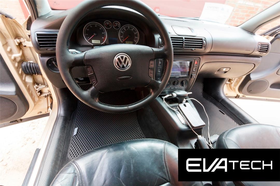 EVAtech EVLW10353CBB Килимки в салон EVAtech для Volkswagen Passat B5 + США, чорні EVLW10353CBB: Приваблива ціна - Купити у Польщі на 2407.PL!