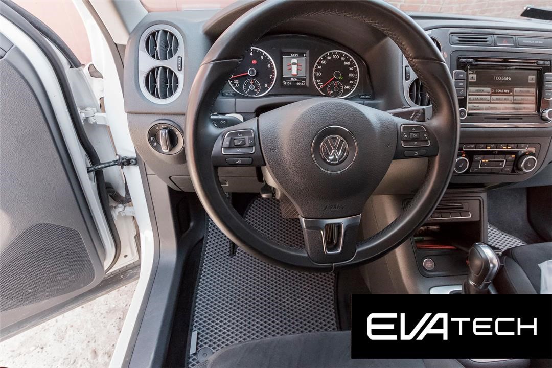 EVAtech EVLW10363CGB Килимки в салон EVAtech для Volkswagen Tiguan 1 покоління, сірі EVLW10363CGB: Приваблива ціна - Купити у Польщі на 2407.PL!