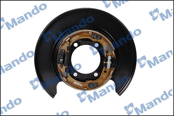 Mando EX582502P100 Brake shield with pads assembly EX582502P100: Buy near me in Poland at 2407.PL - Good price!