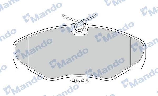 Mando MBF015021 Тормозные колодки дисковые передние, комплект MBF015021: Отличная цена - Купить в Польше на 2407.PL!