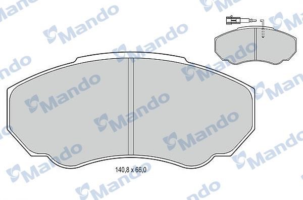Mando MBF015029 Тормозные колодки дисковые передние, комплект MBF015029: Отличная цена - Купить в Польше на 2407.PL!