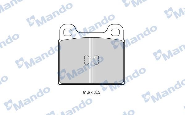 Mando MBF015057 Гальмівні колодки передні, комплект MBF015057: Приваблива ціна - Купити у Польщі на 2407.PL!