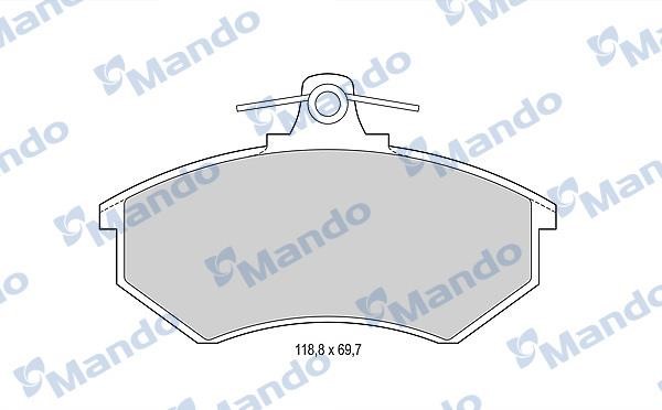 Mando MBF015092 Scheibenbremsbeläge vorne eingestellt MBF015092: Kaufen Sie zu einem guten Preis in Polen bei 2407.PL!