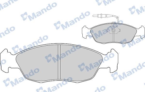 Mando MBF015114 Front disc brake pads, set MBF015114: Buy near me in Poland at 2407.PL - Good price!
