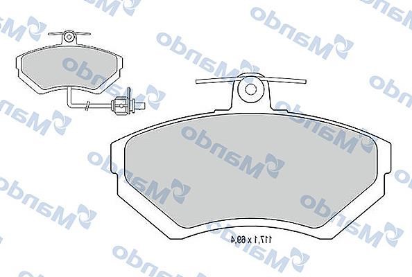 Mando MBF015123 Тормозные колодки дисковые передние, комплект MBF015123: Отличная цена - Купить в Польше на 2407.PL!