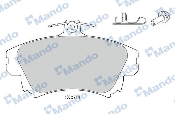 Mando MBF015132 Гальмівні колодки передні, комплект MBF015132: Приваблива ціна - Купити у Польщі на 2407.PL!