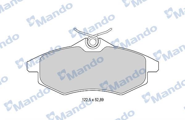 Mando MBF015170 Klocki hamulcowe przód, komplet MBF015170: Dobra cena w Polsce na 2407.PL - Kup Teraz!