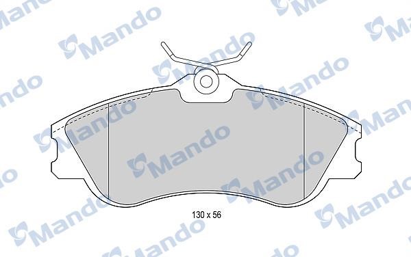Mando MBF015188 Front disc brake pads, set MBF015188: Buy near me in Poland at 2407.PL - Good price!