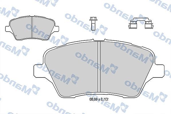 Mando MBF015279 Front disc brake pads, set MBF015279: Buy near me in Poland at 2407.PL - Good price!