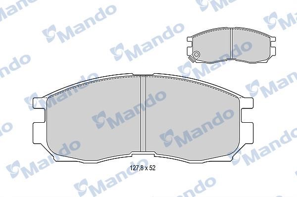 Mando MBF015340 Scheibenbremsbeläge vorne eingestellt MBF015340: Kaufen Sie zu einem guten Preis in Polen bei 2407.PL!