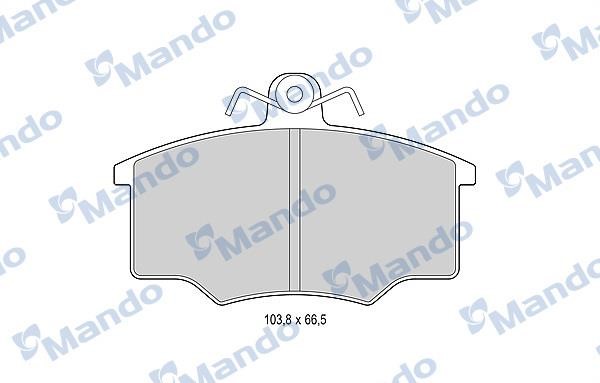 Mando MBF015364 Гальмівні колодки передні, комплект MBF015364: Приваблива ціна - Купити у Польщі на 2407.PL!