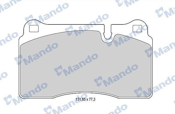 Mando MBF015390 Front disc brake pads, set MBF015390: Buy near me in Poland at 2407.PL - Good price!