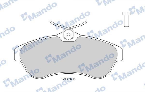 Mando MBF015463 Klocki hamulcowe przód, komplet MBF015463: Dobra cena w Polsce na 2407.PL - Kup Teraz!