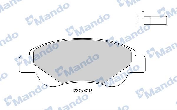 Mando MBF015479 Front disc brake pads, set MBF015479: Buy near me in Poland at 2407.PL - Good price!
