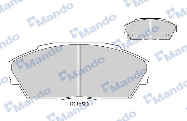 Mando MBF015532 Тормозные колодки дисковые передние, комплект MBF015532: Отличная цена - Купить в Польше на 2407.PL!