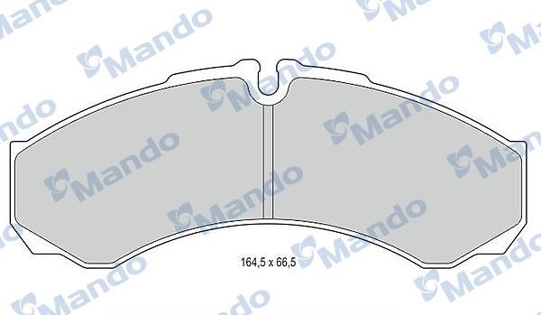 Mando MBF015561 Front disc brake pads, set MBF015561: Buy near me in Poland at 2407.PL - Good price!