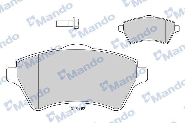 Mando MBF015600 Гальмівні колодки передні, комплект MBF015600: Приваблива ціна - Купити у Польщі на 2407.PL!