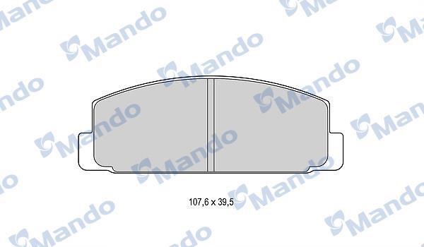 Mando MBF015627 Scheibenbremsbeläge hinten eingestellt MBF015627: Kaufen Sie zu einem guten Preis in Polen bei 2407.PL!