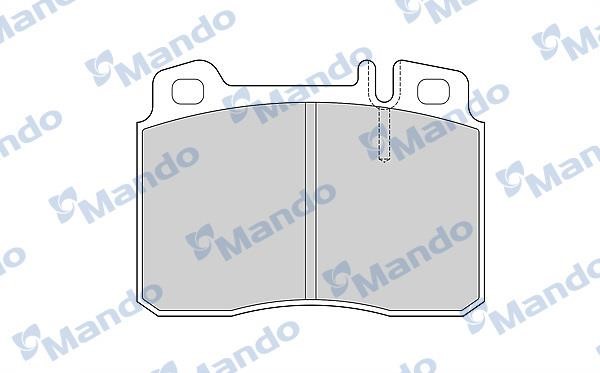 Mando MBF015653 Front disc brake pads, set MBF015653: Buy near me in Poland at 2407.PL - Good price!