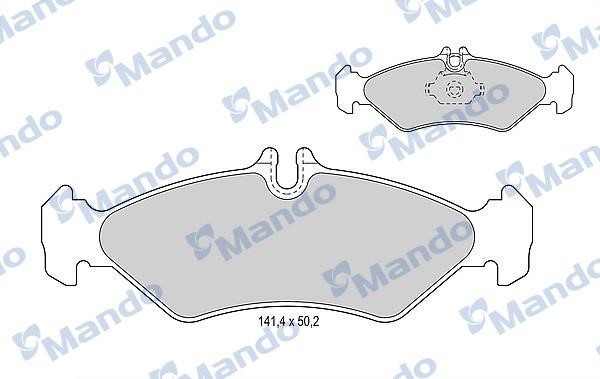 Mando MBF015657 Гальмівні колодки задні, комплект MBF015657: Приваблива ціна - Купити у Польщі на 2407.PL!