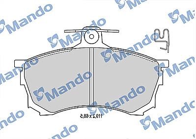 Mando MBF015710 Тормозные колодки дисковые передние, комплект MBF015710: Отличная цена - Купить в Польше на 2407.PL!