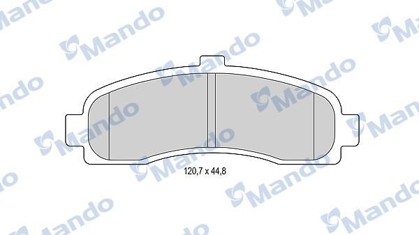 Mando MBF015729 Тормозные колодки дисковые передние, комплект MBF015729: Отличная цена - Купить в Польше на 2407.PL!