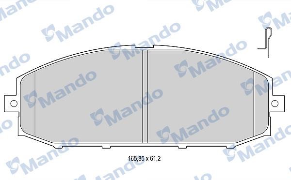 Mando MBF015736 Scheibenbremsbeläge vorne eingestellt MBF015736: Kaufen Sie zu einem guten Preis in Polen bei 2407.PL!