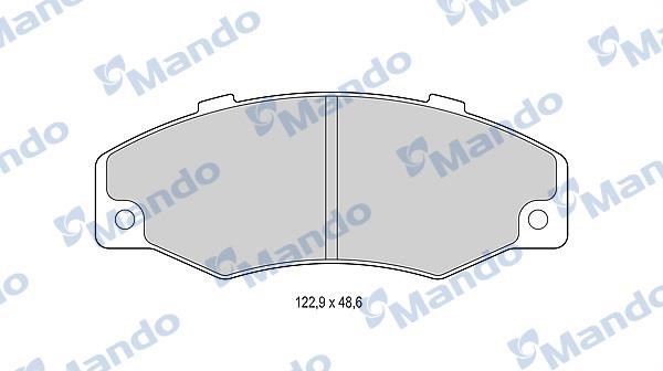 Mando MBF015793 Klocki hamulcowe przód, komplet MBF015793: Dobra cena w Polsce na 2407.PL - Kup Teraz!