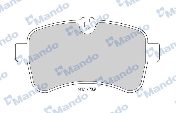 Mando MBF015964 Scheibenbremsbeläge hinten eingestellt MBF015964: Kaufen Sie zu einem guten Preis in Polen bei 2407.PL!