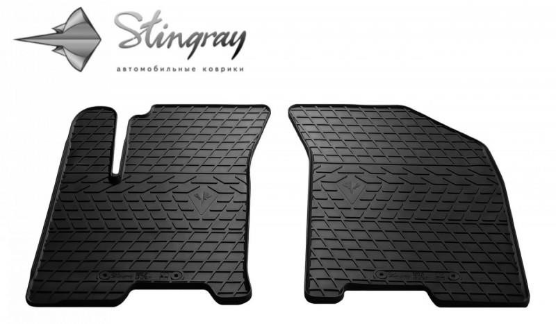 Stingray 1002052 Коврики салона Chevrolet Aveo (T250) 04-/ZAZ Vida 12- (design 2016) 2шт. STINGRAY 1002052: Отличная цена - Купить в Польше на 2407.PL!