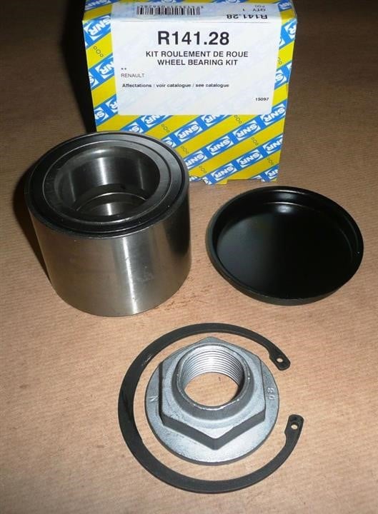 Wheel hub bearing Opel Movano B: R14128 SNR Rear Wheel Bearing Kit