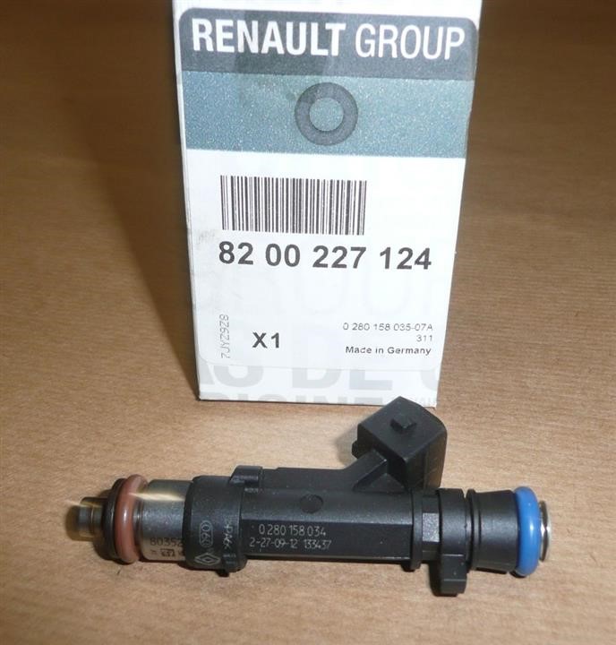 Wtryskiwacz paliwa Renault 82 00 227 124