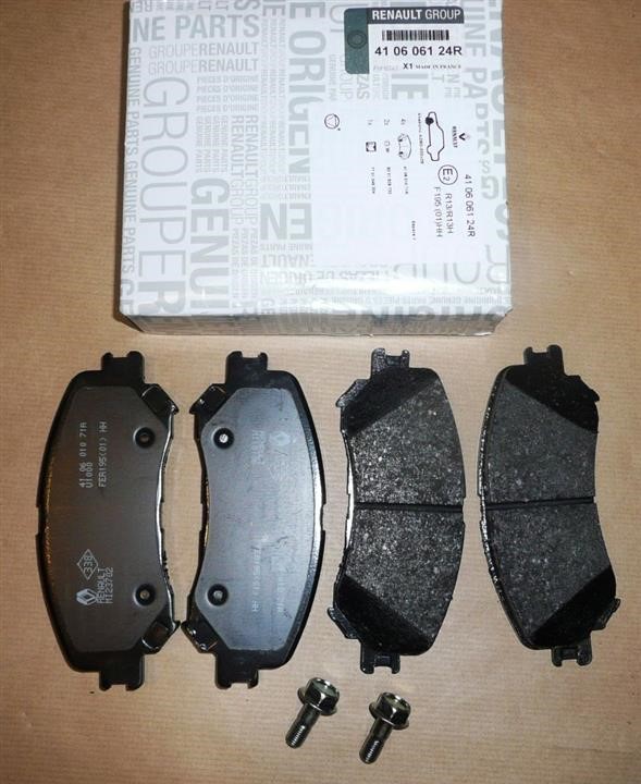 Renault 41 06 061 24R Disc brake pad set 410606124R: Buy near me in Poland at 2407.PL - Good price!