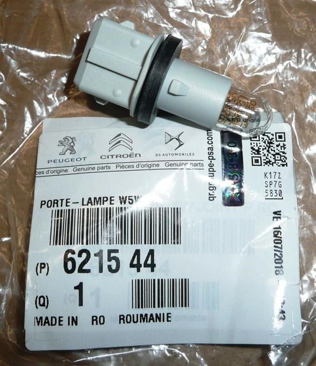 Citroen/Peugeot 6215 44 Патрон лампи габаритного вогню 621544: Приваблива ціна - Купити у Польщі на 2407.PL!