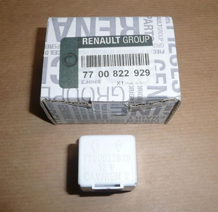 Renault 77 00 822 929 Relay 7700822929: Buy near me at 2407.PL in Poland at an Affordable price!