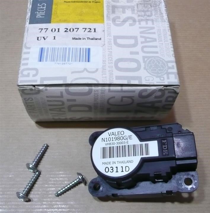 Renault 77 01 207 721 Cabin heater damper drive 7701207721: Buy near me in Poland at 2407.PL - Good price!