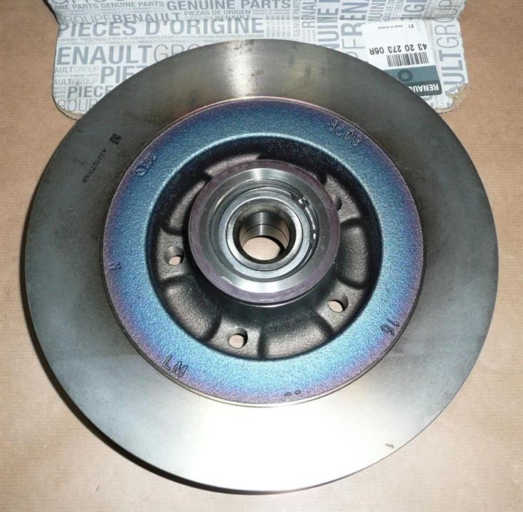 Renault 43 20 273 06R Brake disc 432027306R: Buy near me at 2407.PL in Poland at an Affordable price!